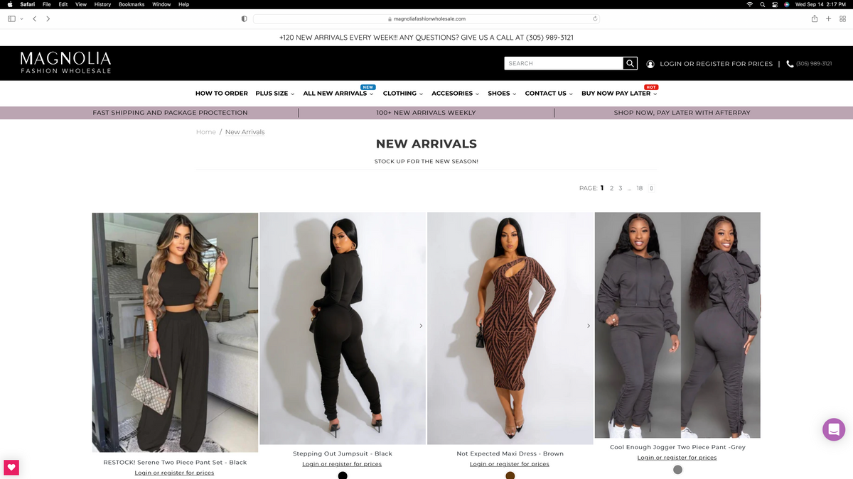 Modamila: Online Shopping Wholesale Womens Clothing