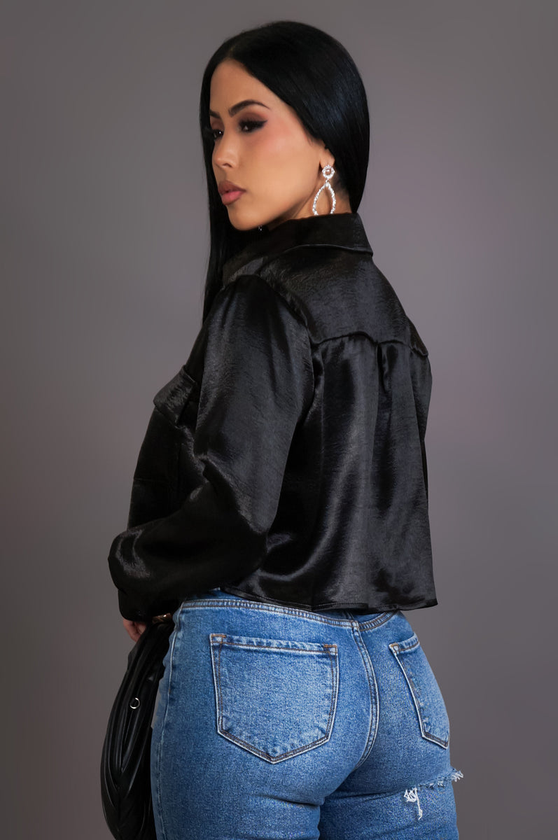 Glint Top in Black main image 0