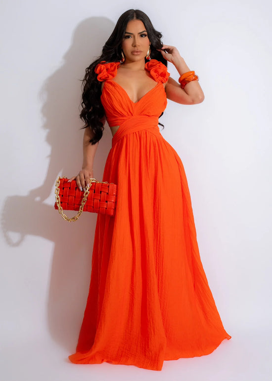 Endless Maxi Dress - Orange