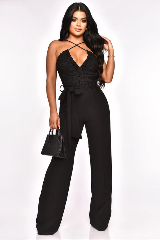 To My Attention Jumpsuit - Black