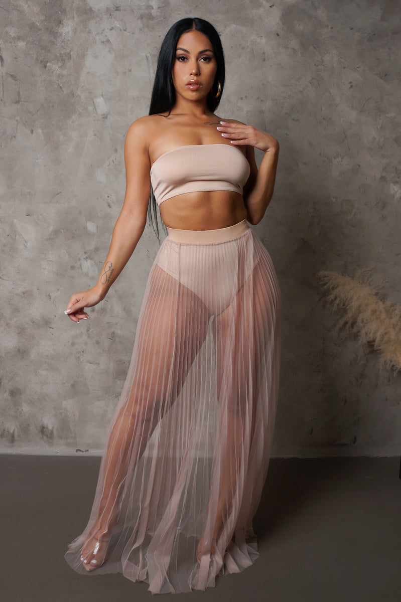 Brown Sugar Layering Skirt