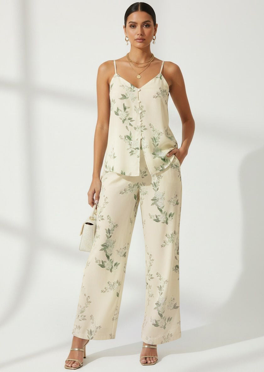 Verona Pant Set - Ivory
