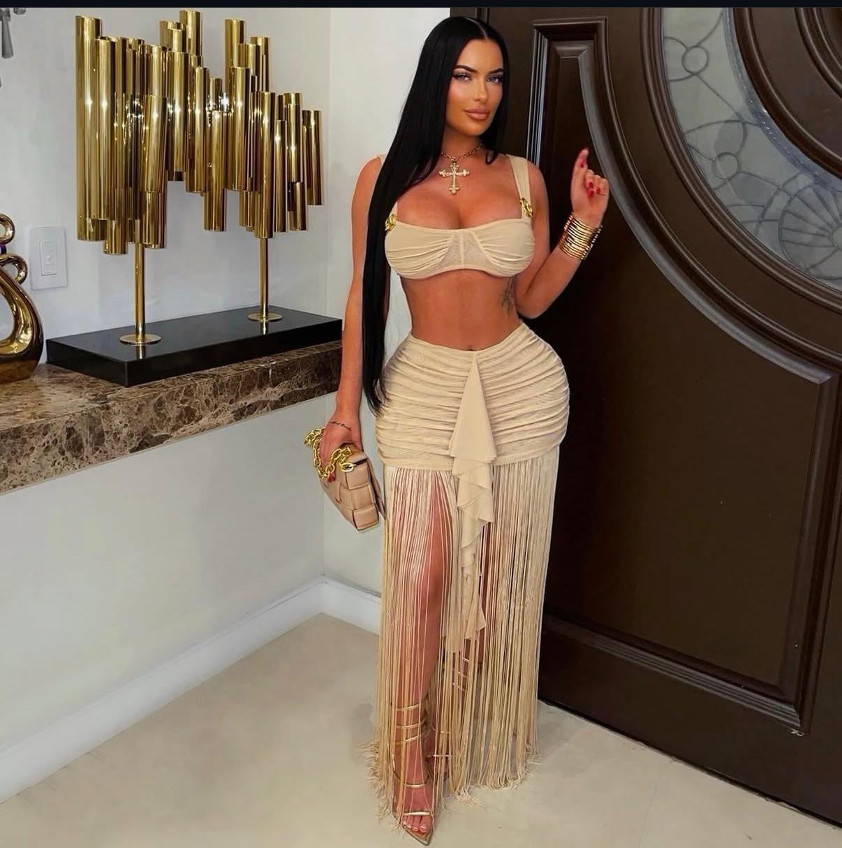 Pleasure Encounter Dress - Taupe