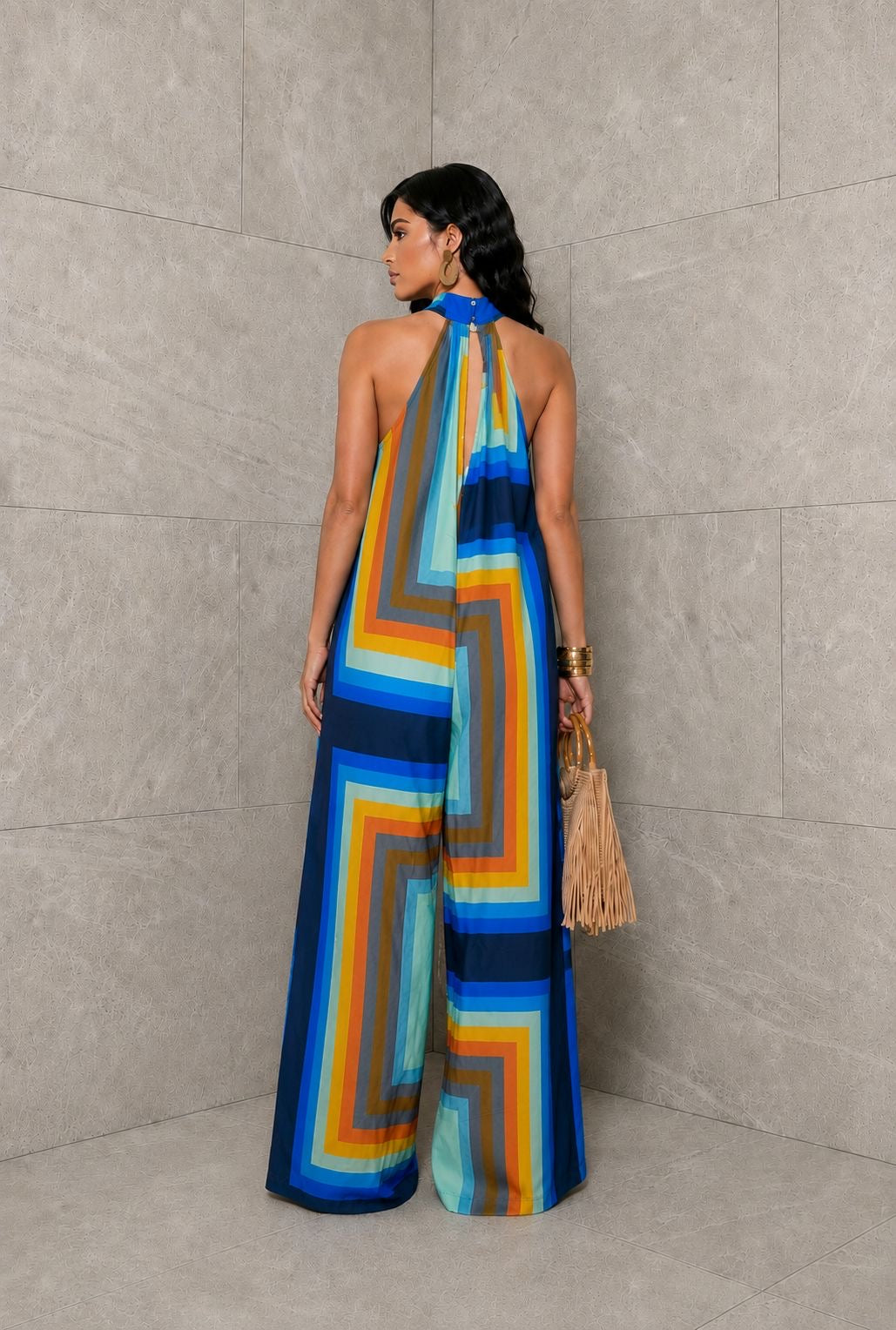Capri Sunset Jumpsuit -Multi