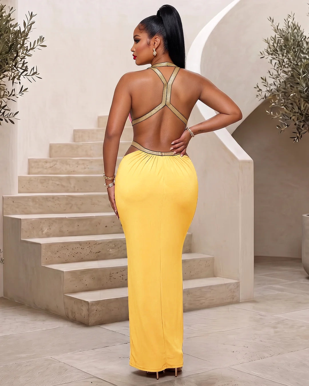 Aveline's Dress -Yellow
