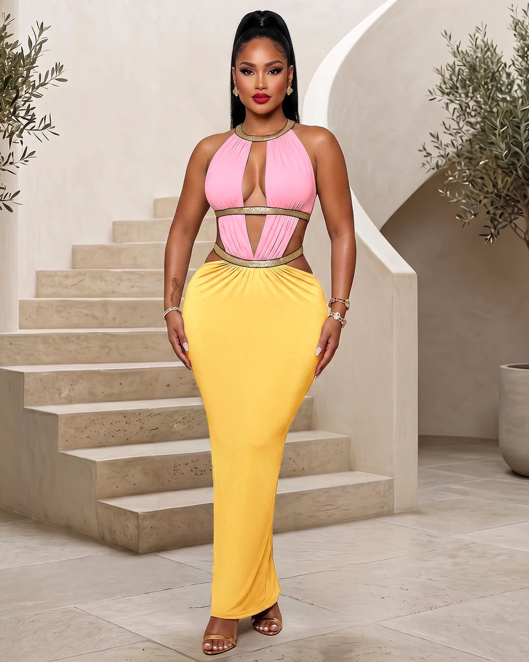 Aveline's Dress -Yellow