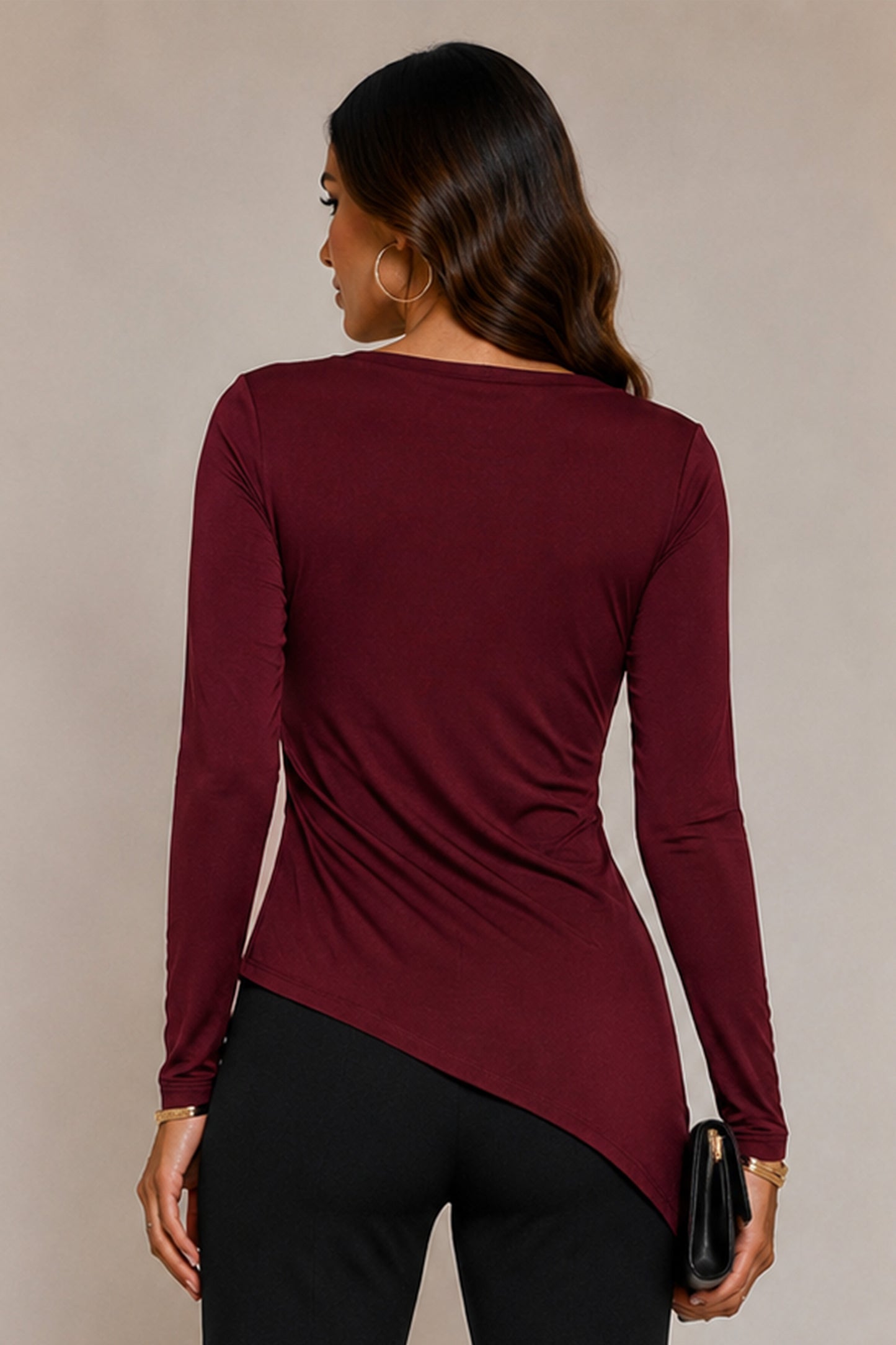 Juliette Top- Burgundy