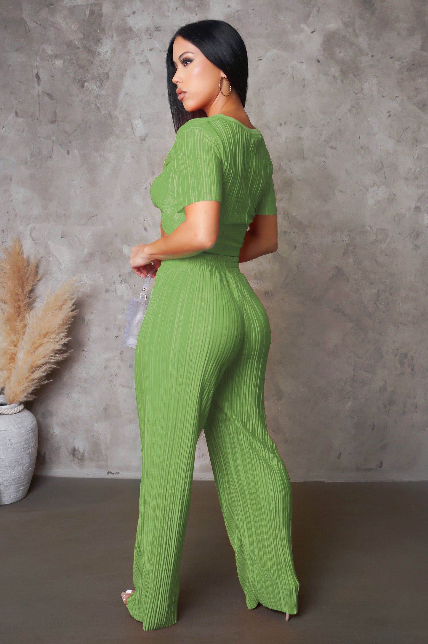 Unfazed Pant Set- Green