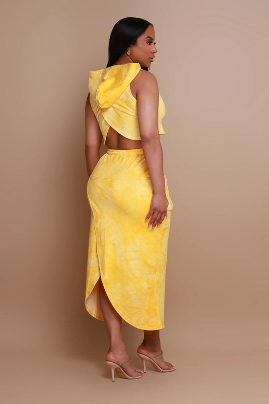 Sweet Treat Skirt Set - Yellow