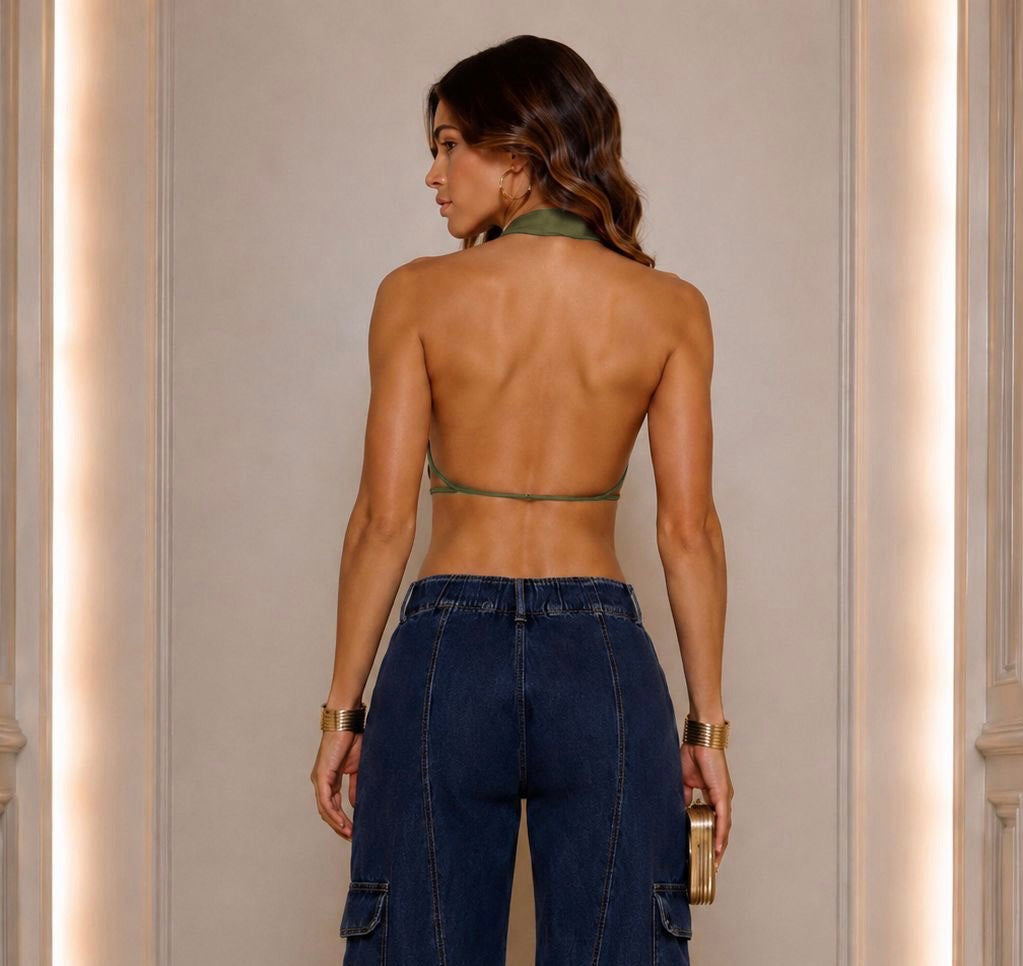 Think Of Me Top - Olive
