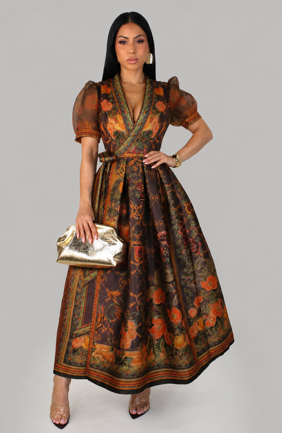 Autumn relic Maxi Dress