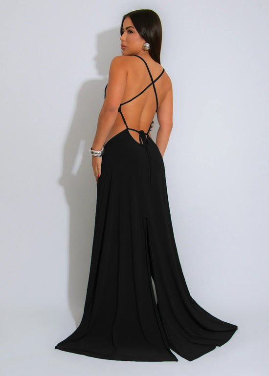 Take Me Home Maxi Dress - Black