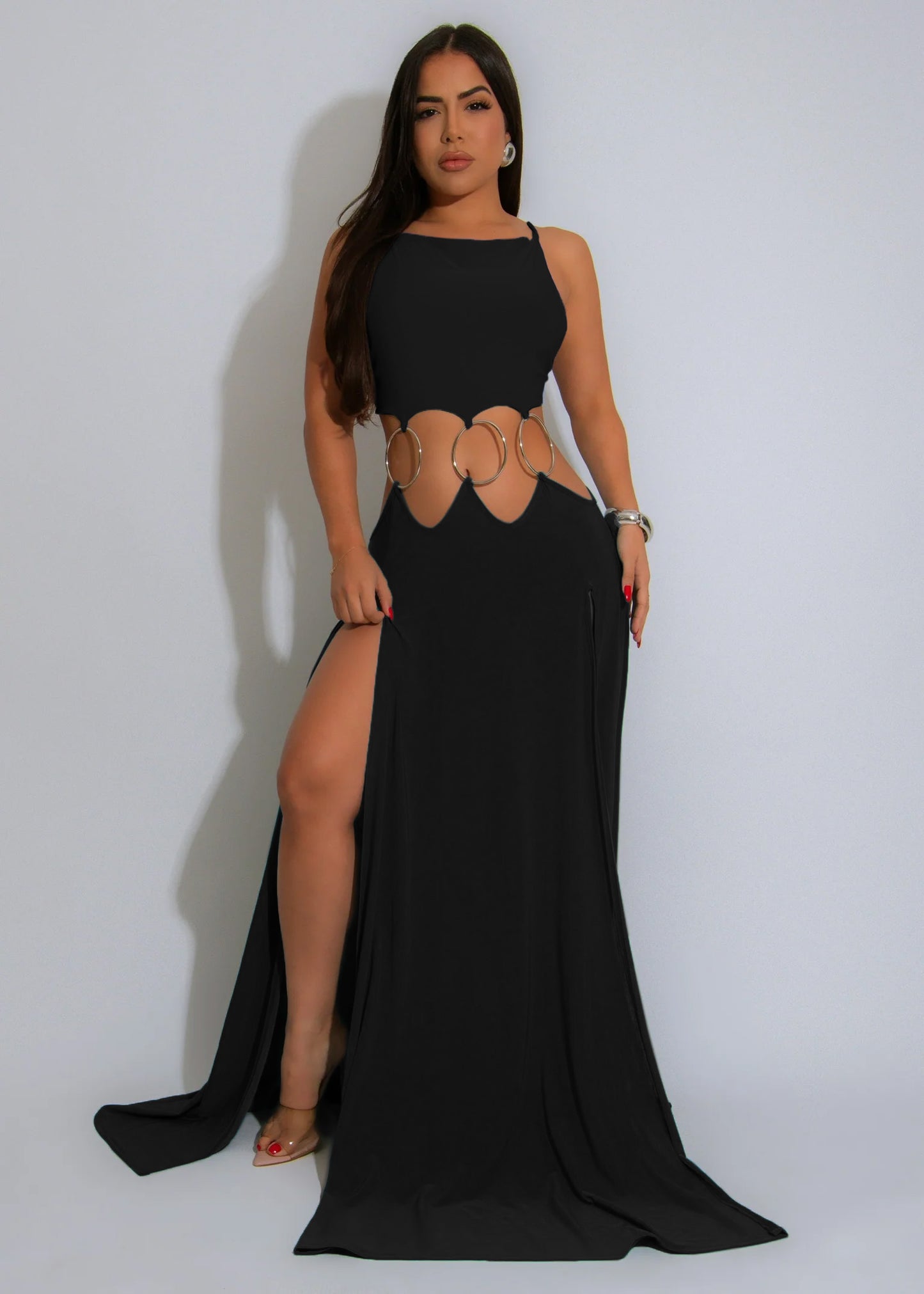 Take Me Home Maxi Dress - Black