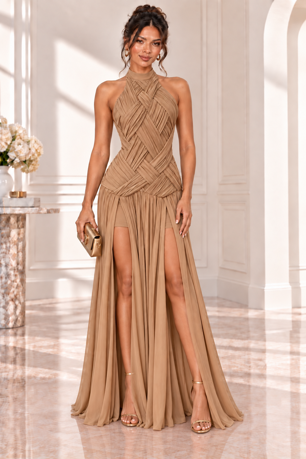 Klarity's Dress - Cream