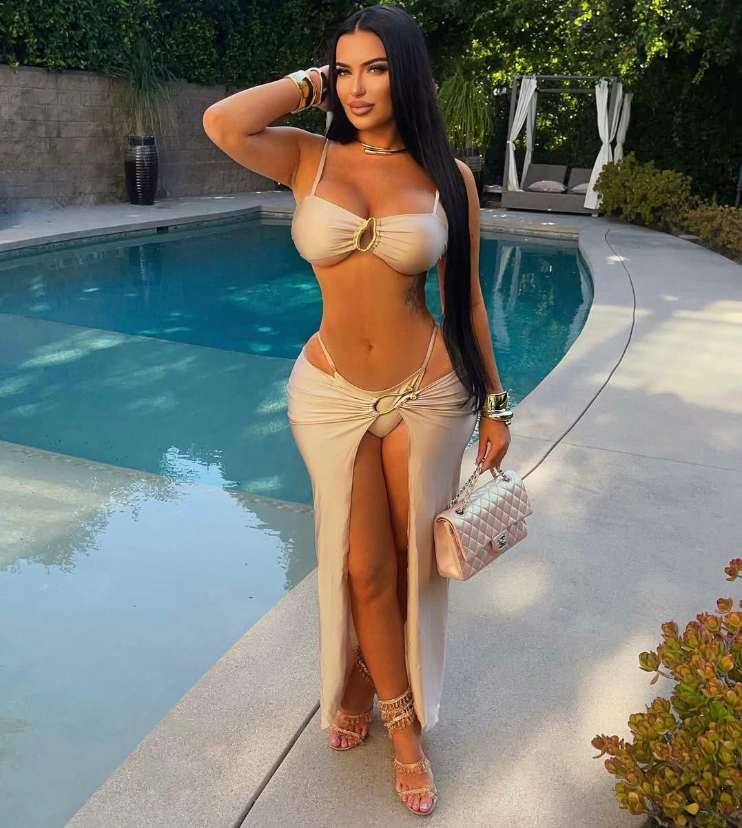Sun Dance Swim Set -Beige