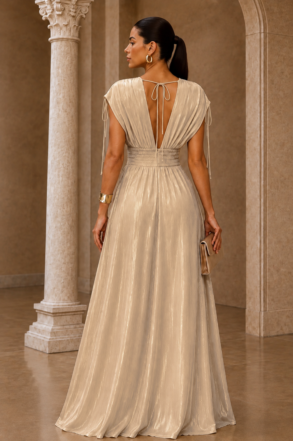 Flowers of Elegance Dress - Cream