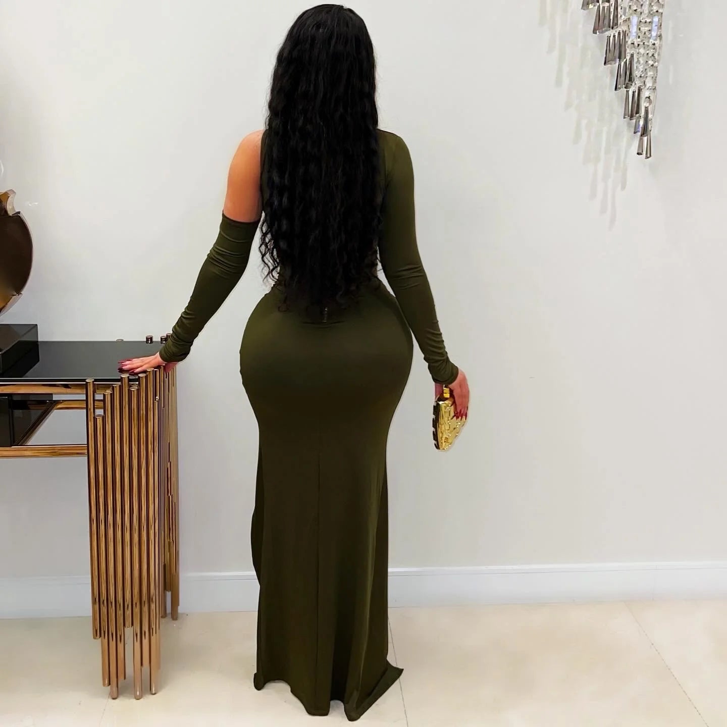 In My Shell Maxi Dress - Olive