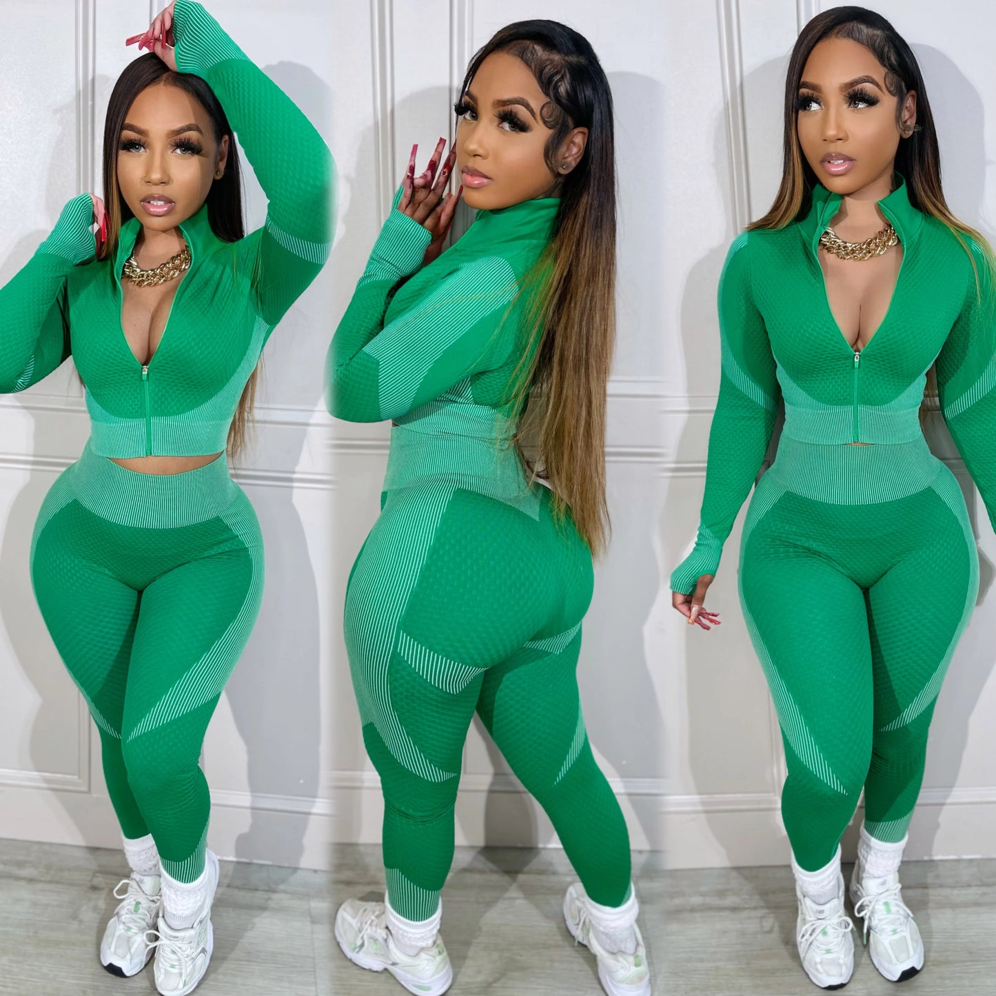 In The Shade Pant Set - Green