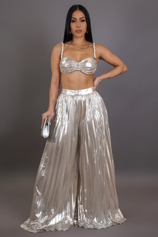 Moment To Moment Two Piece Set - Gold