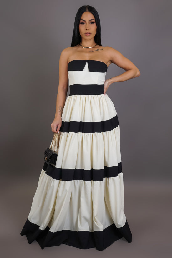 Do It For Me Maxi Dress - Cream