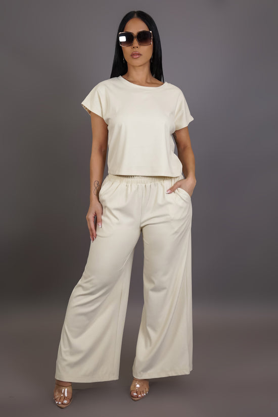 A Better Life Maxi Two Pieces Set- Cream