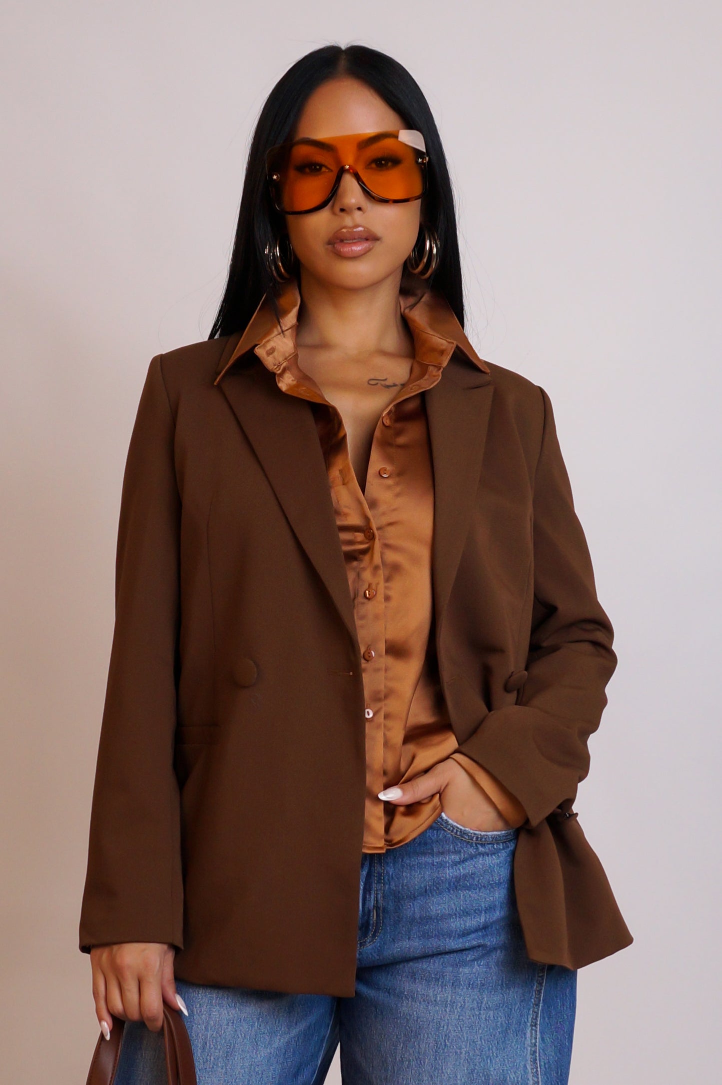 Stunnin' On Yall Blazer - Brown