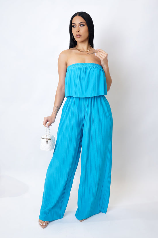 Load image into Gallery viewer, Bad Habit Jumpsuit - Teal
