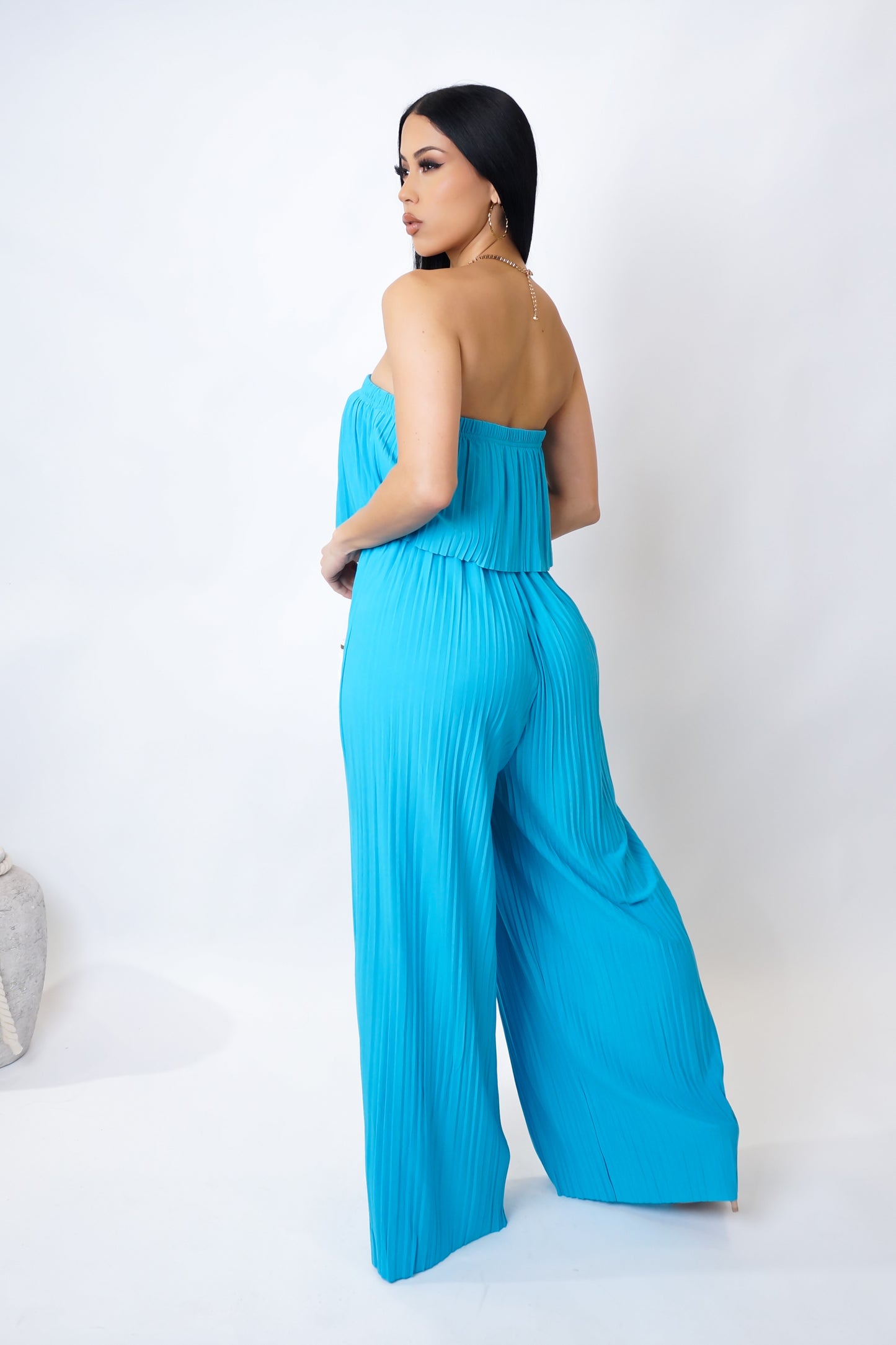 Load image into Gallery viewer, Bad Habit Jumpsuit - Teal
