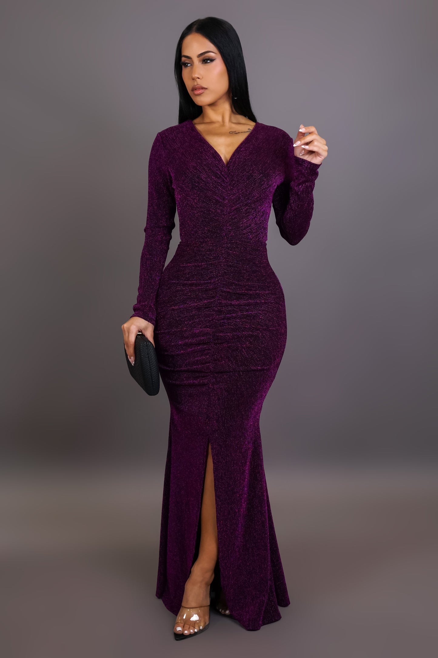 Miranda Maxi Dress- Purple