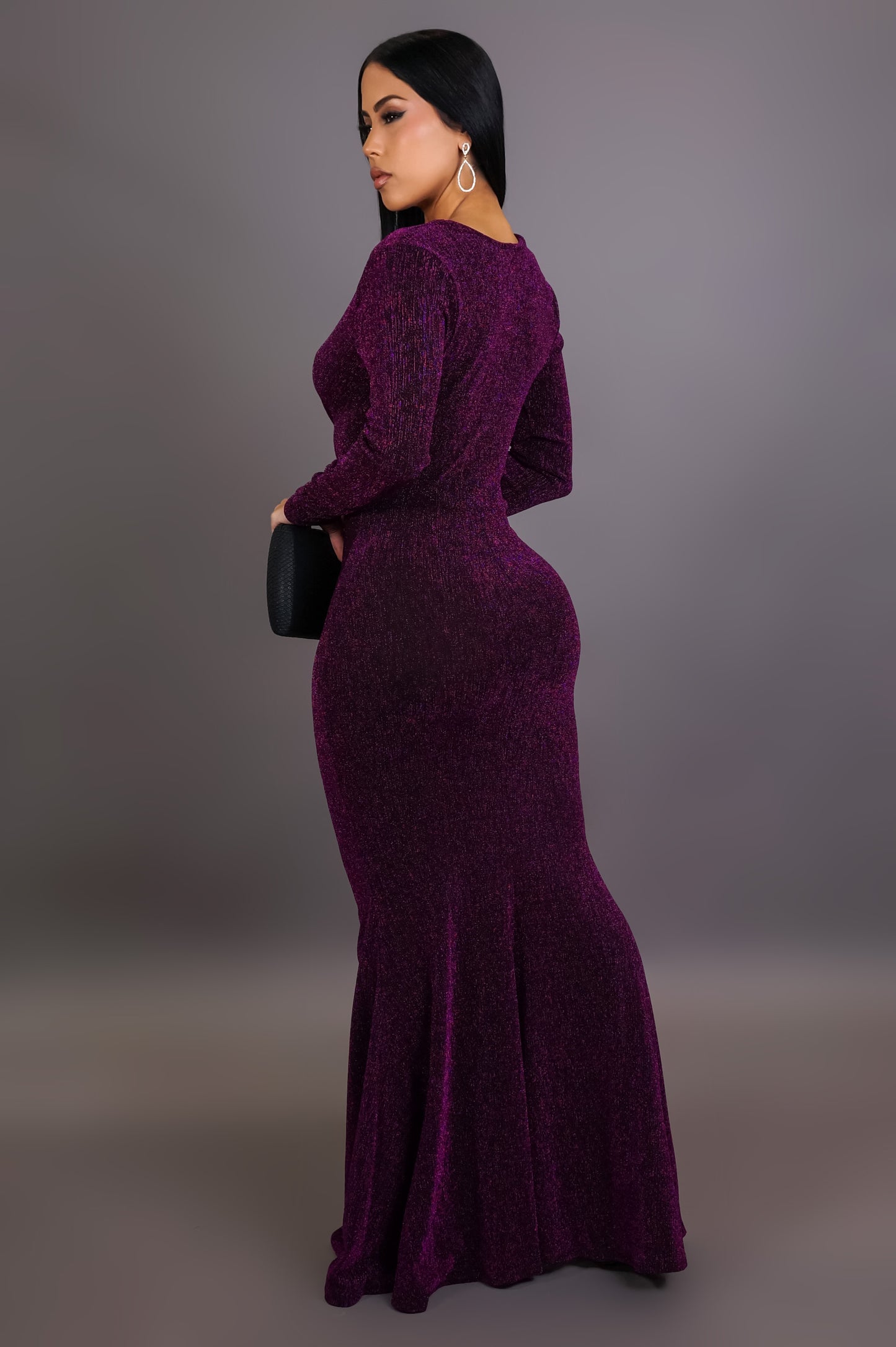 Miranda Maxi Dress- Purple