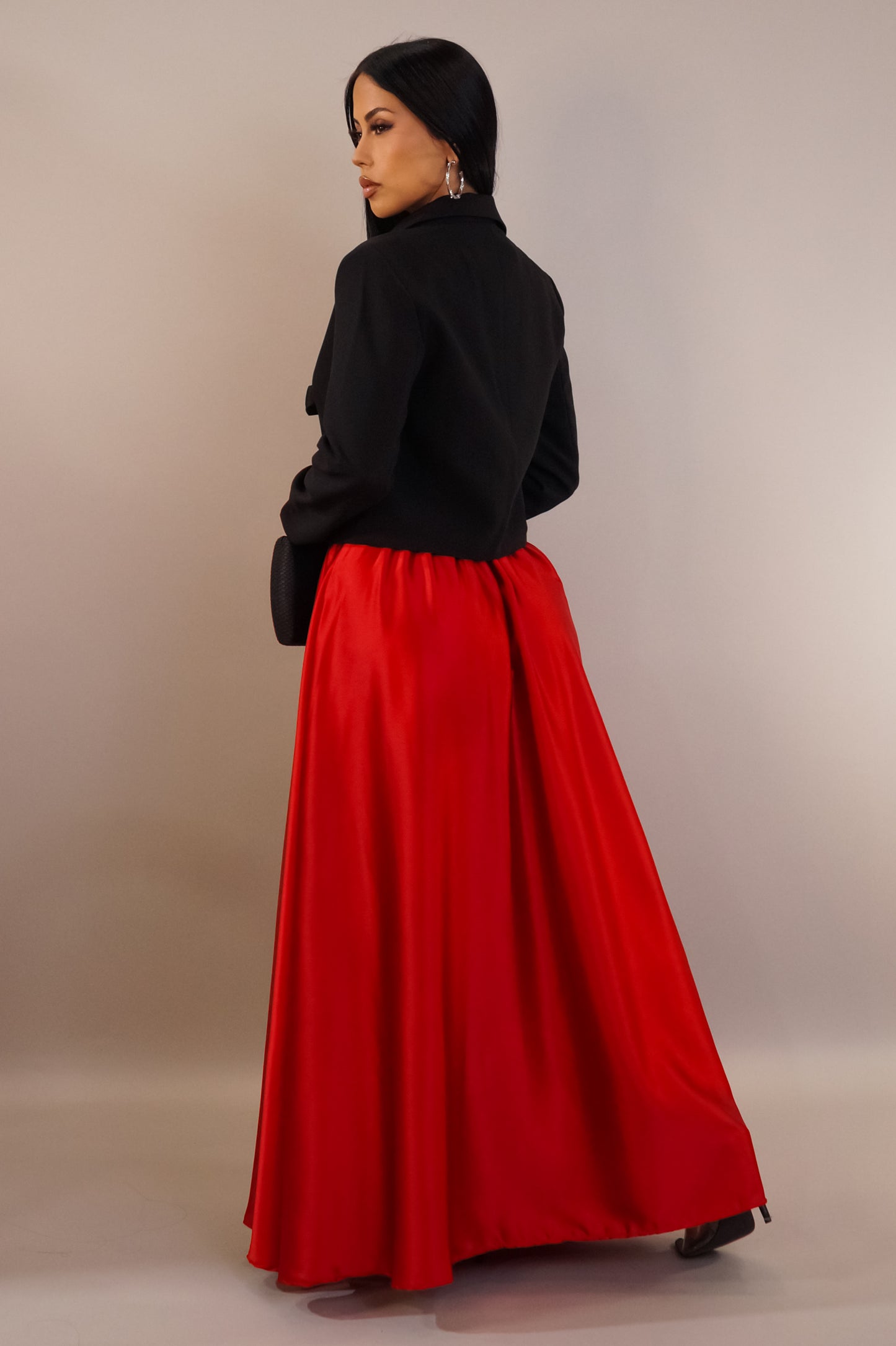 Bossa Concept Maxi Skirt - Red