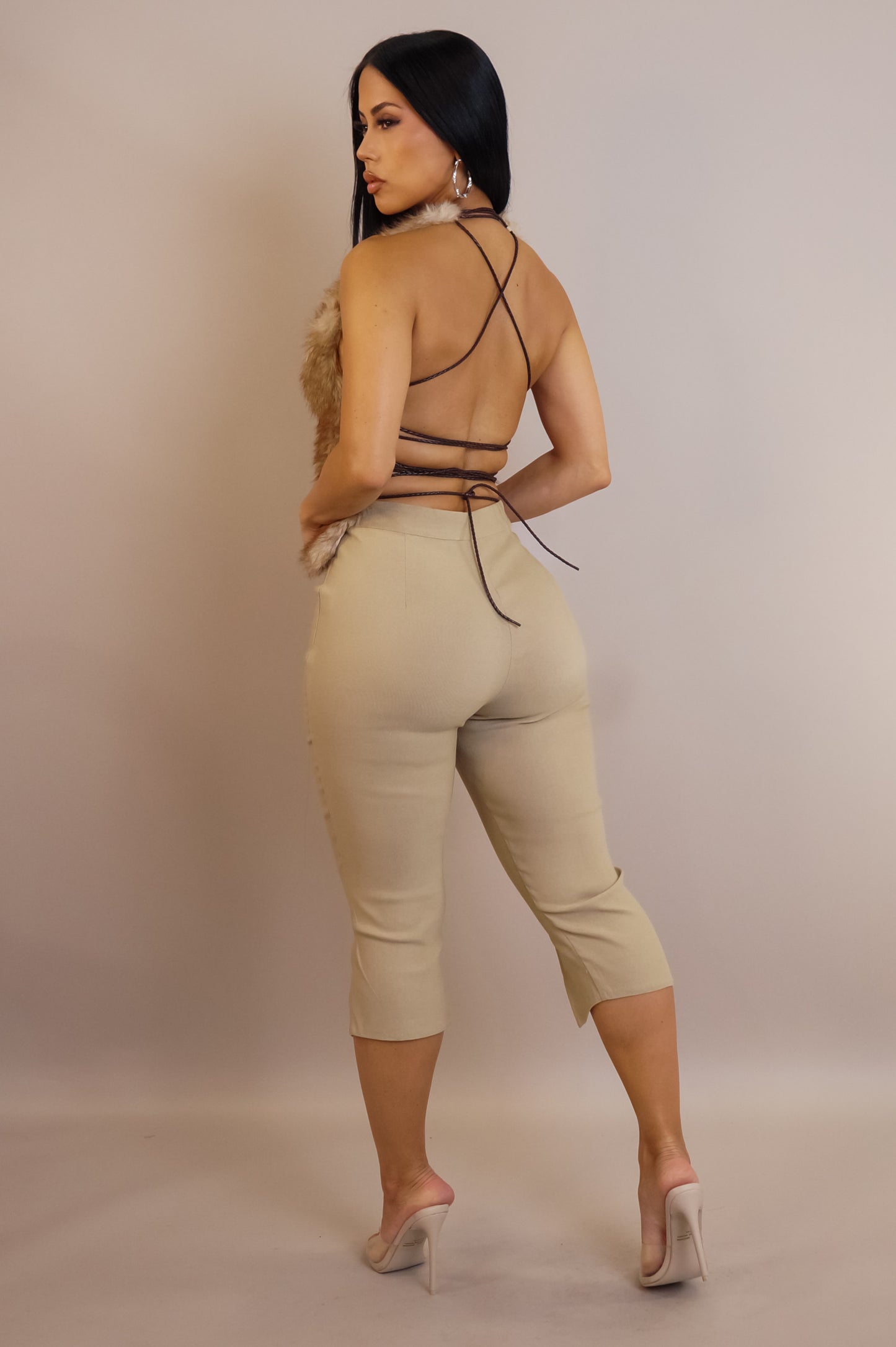 Capri Love Pant - Khaki