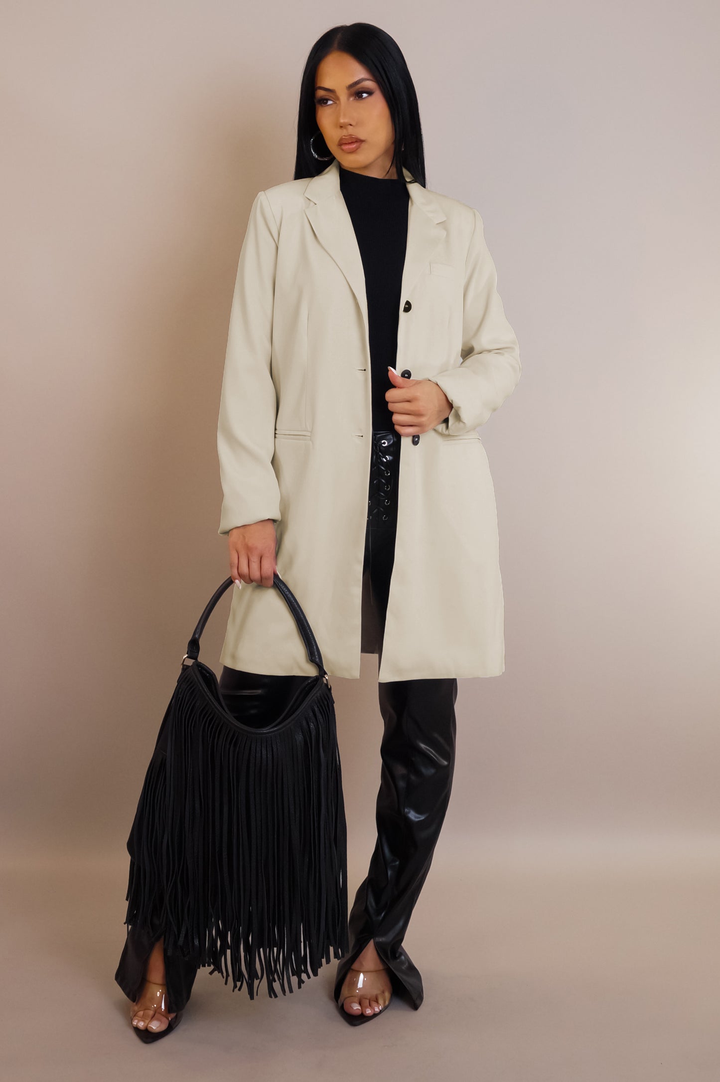 Meeting Time Blazer - Ivory