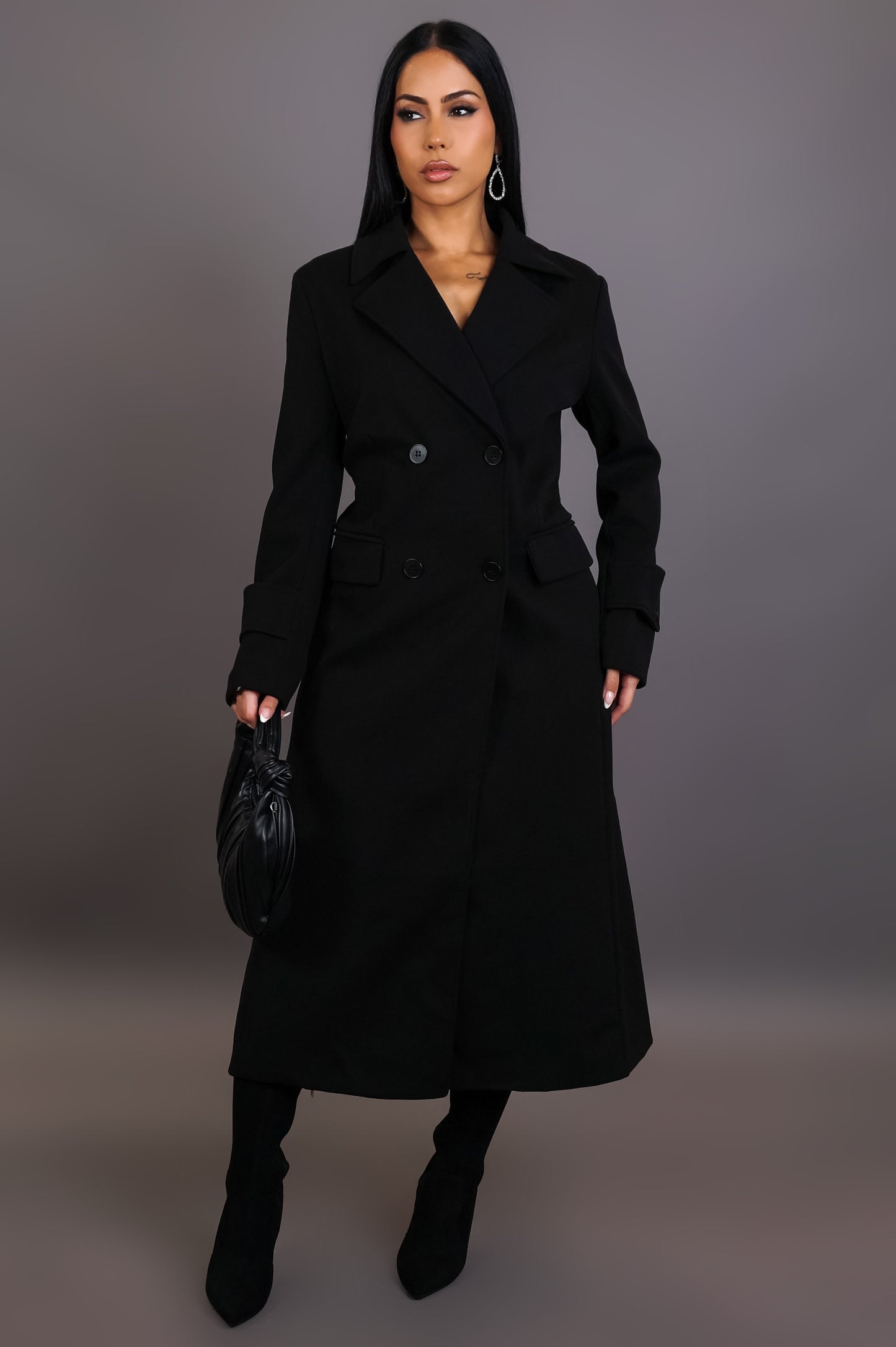 Not My Problem Coat - Black