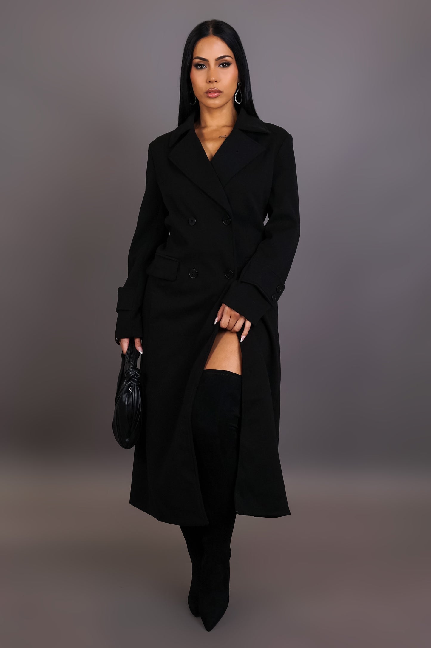 Not My Problem Coat - Black