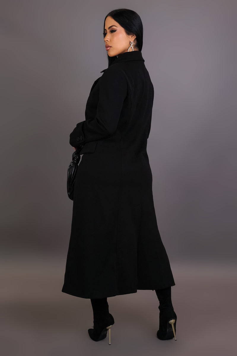 Not My Problem Coat - Black – Magnolia Fashion Wholesale