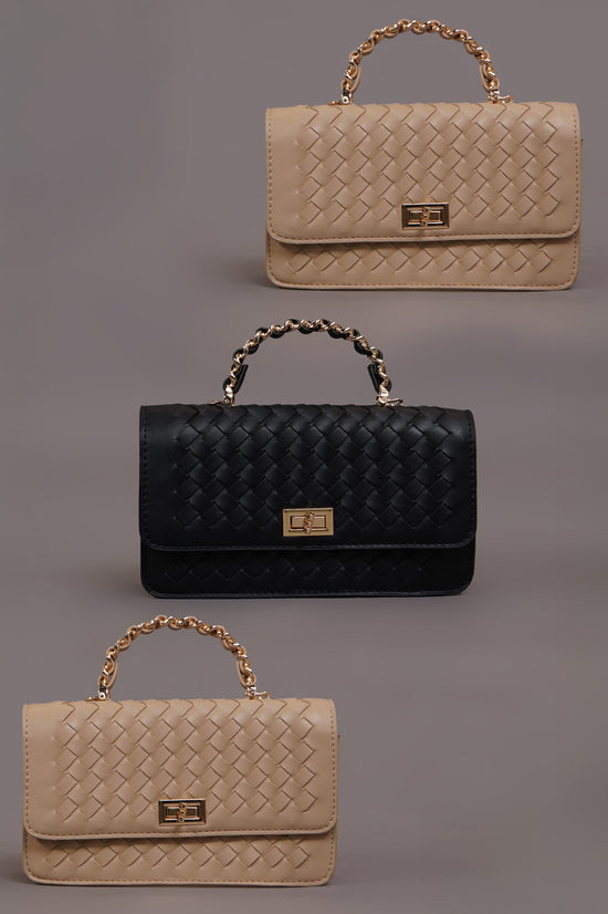 Better Than Ever Purse - Tan & Black