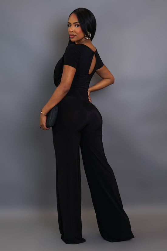 Back To You Jumpsuit - Black