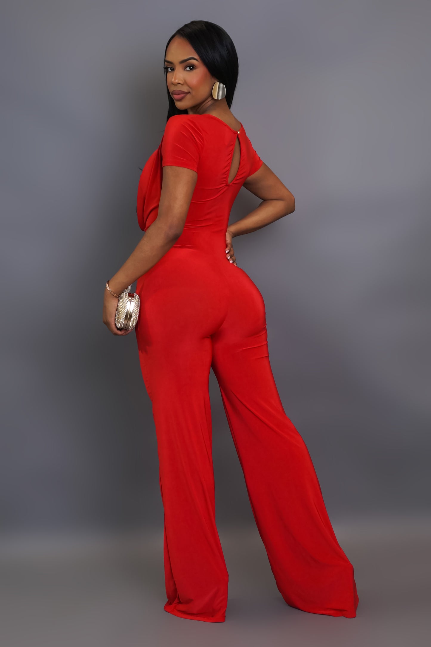 Back To You Jumpsuit - Red