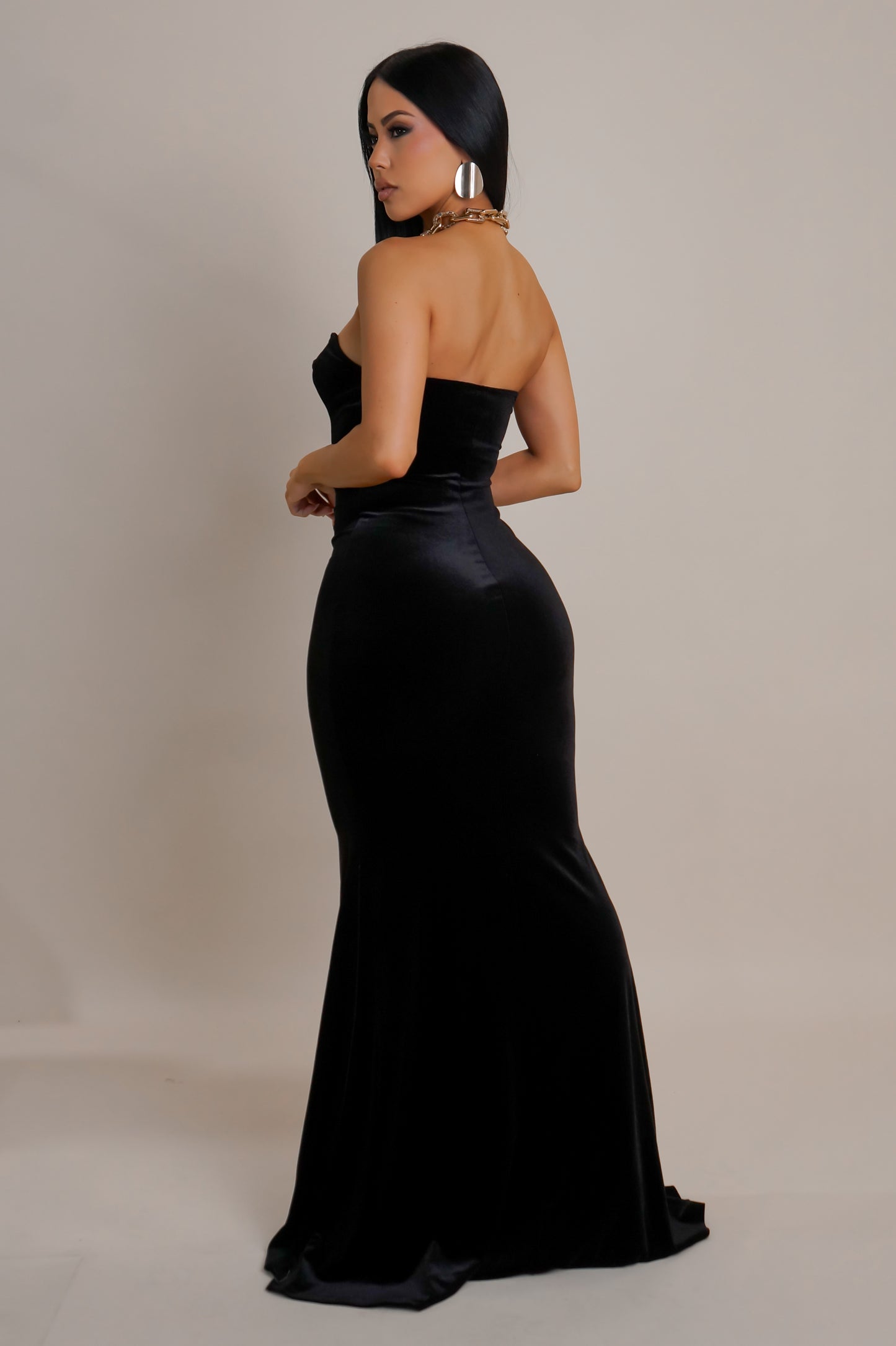 Keeping It Classy Maxi Dress - Black