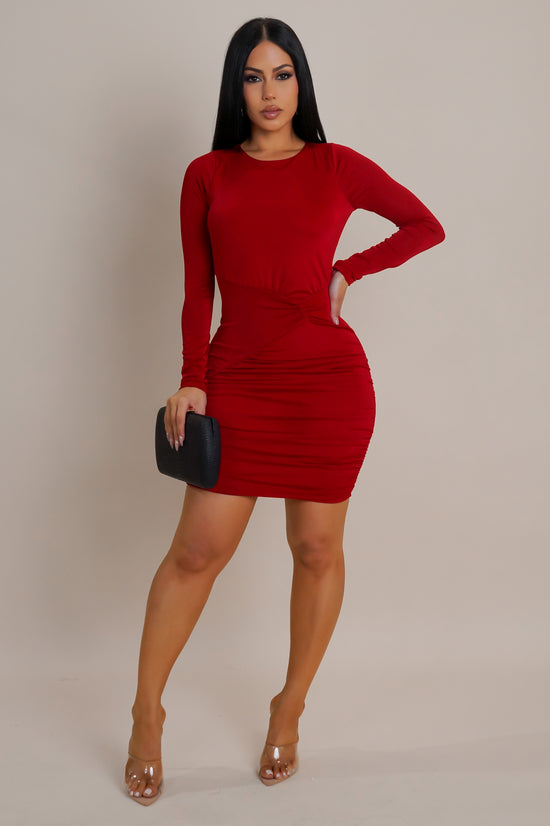 Going Out Tonight Mini Dress - Red