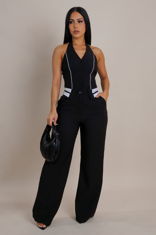 When's Vacay Jumpsuit - Black