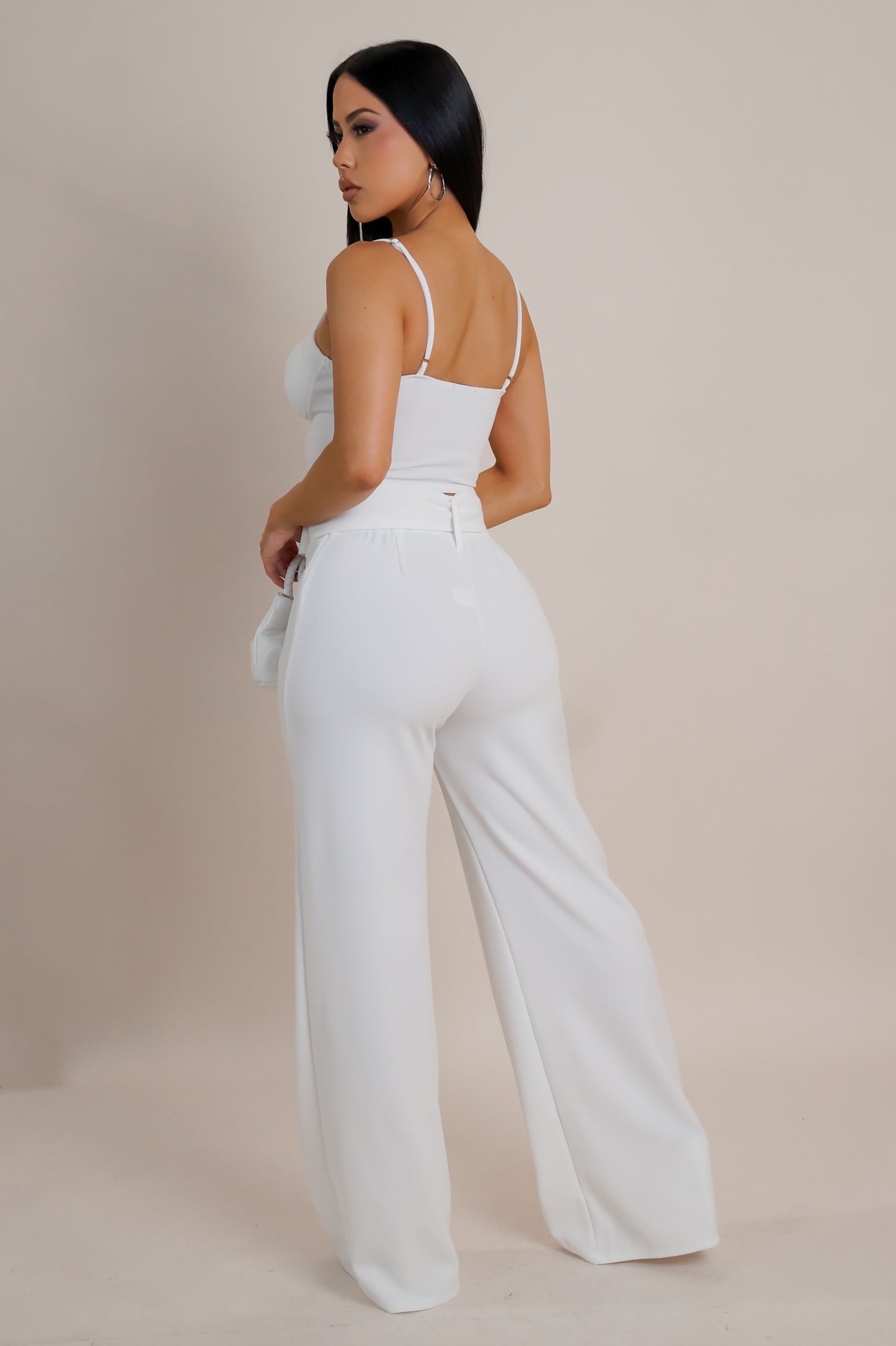 Just A Fantasy Pant Set - White