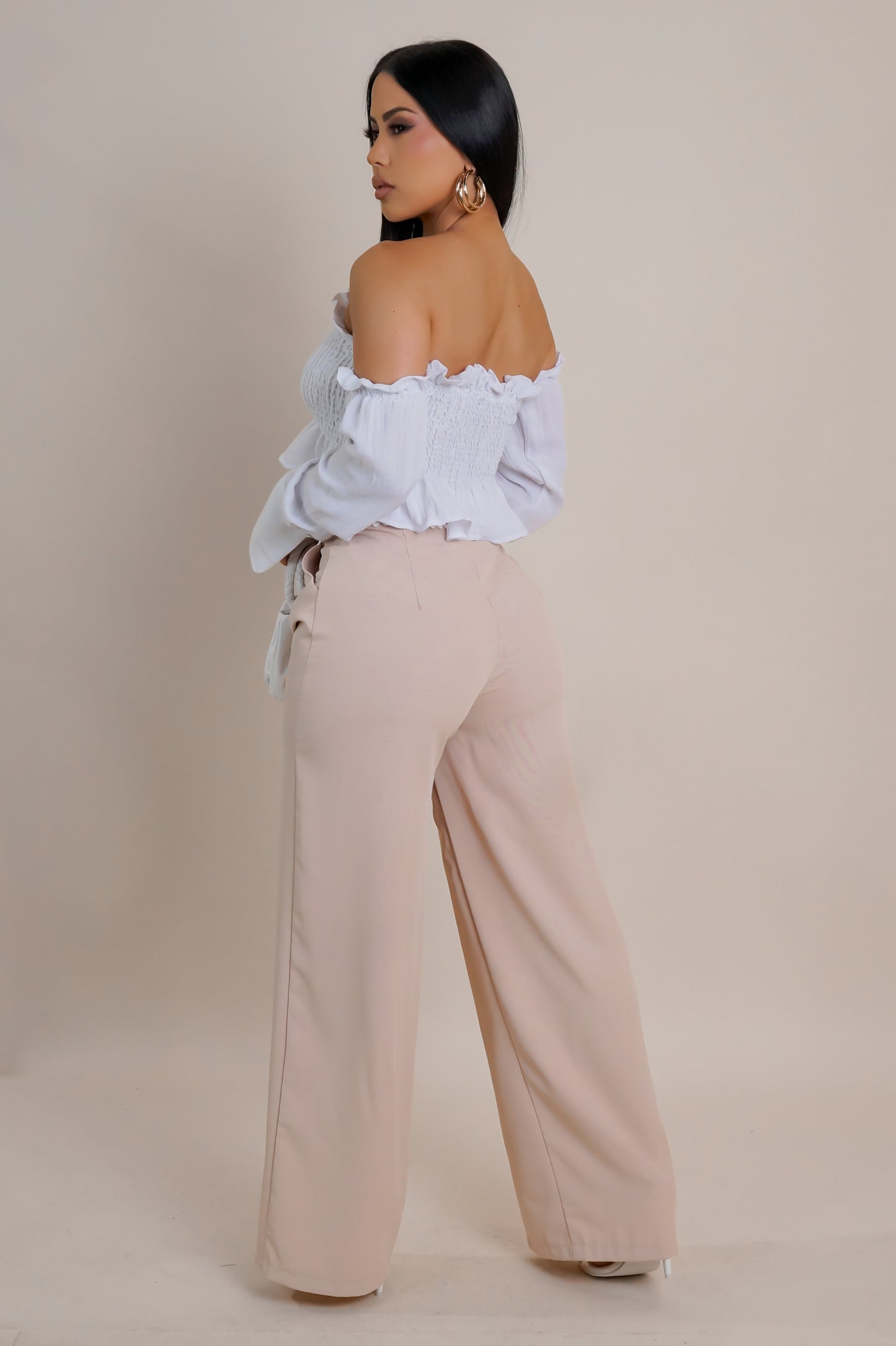 Cute But Subtle Pants - Beige