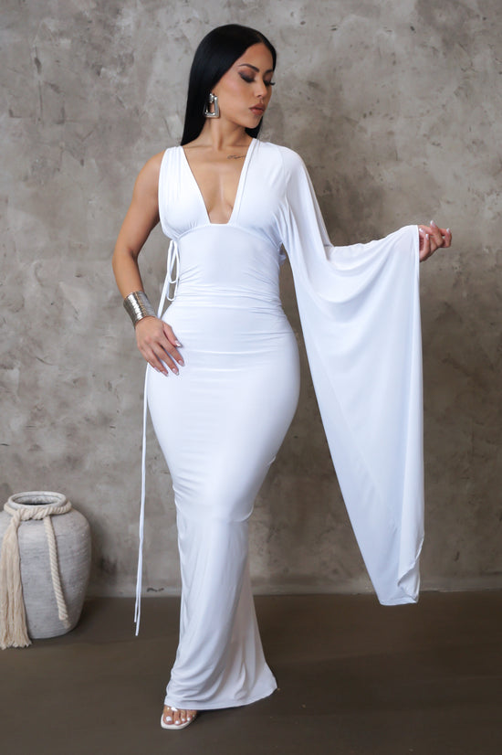Always Ready Maxi Dress - White