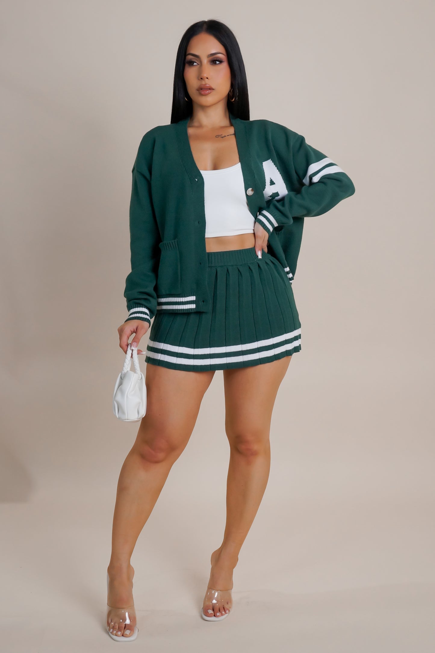 Do Over Skirt Set - Green