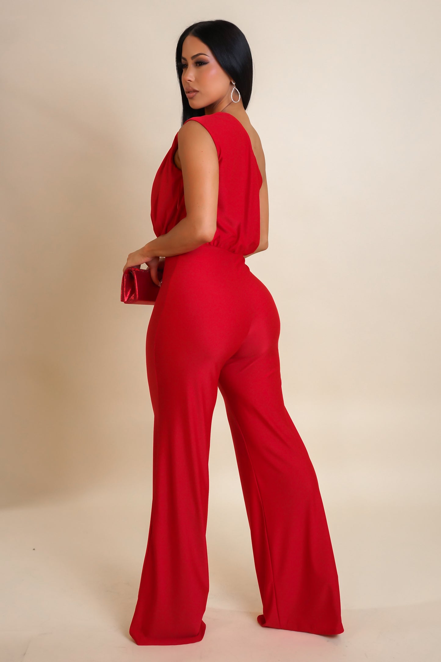 Our Story Jumpsuit - Red