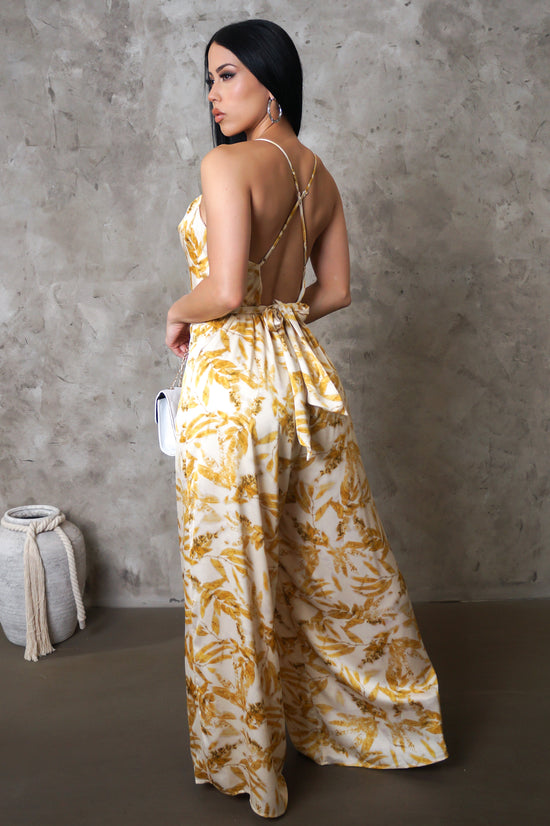 RESTOCK!! All A Dream Jumpsuit - Yellow