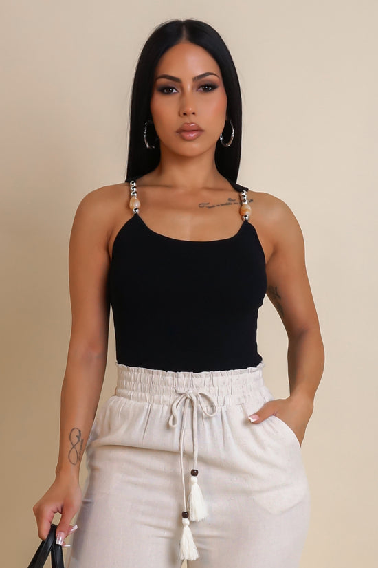 Trinity Crop Top - Black