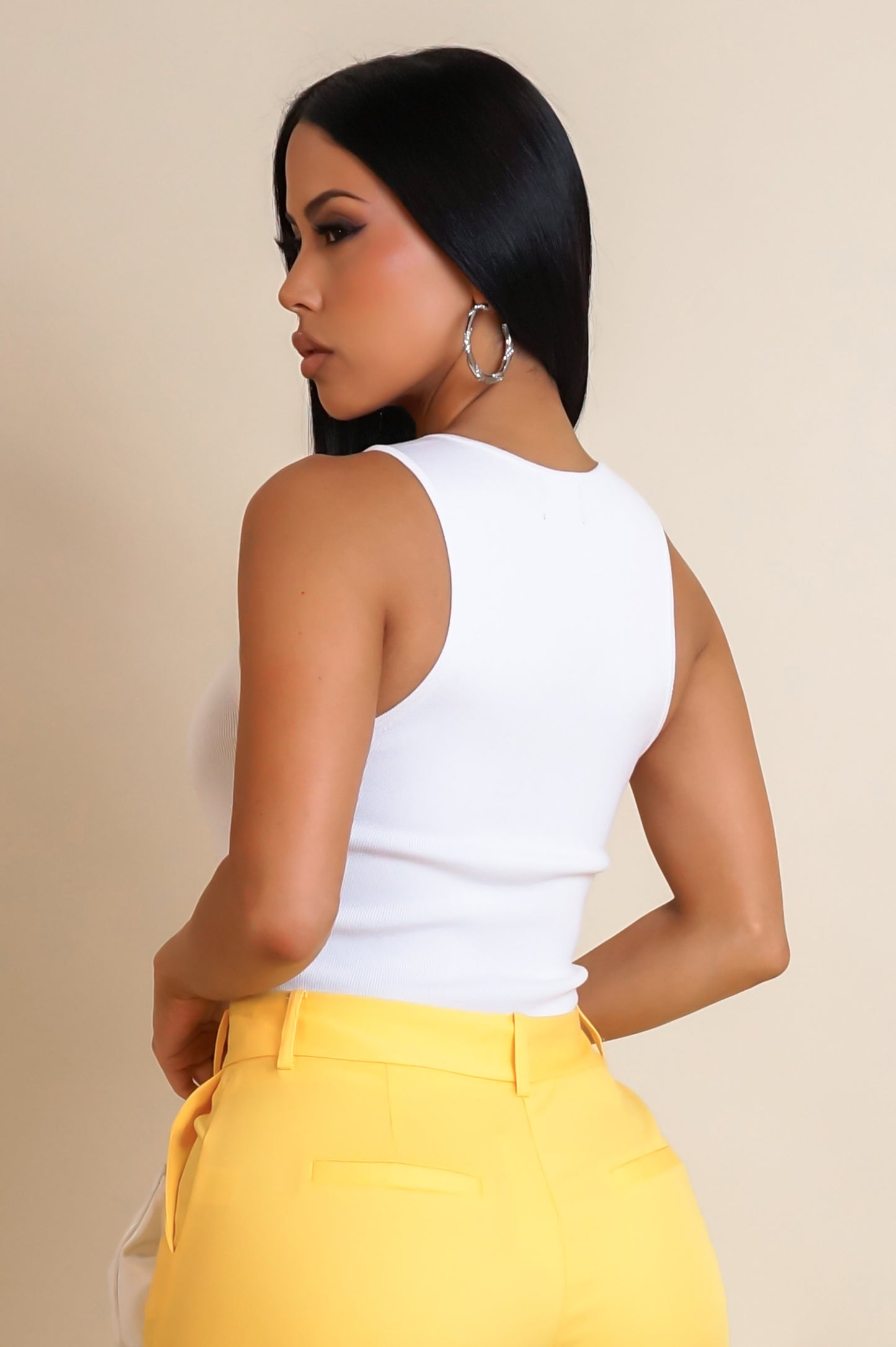 Trinity Crop Top - White